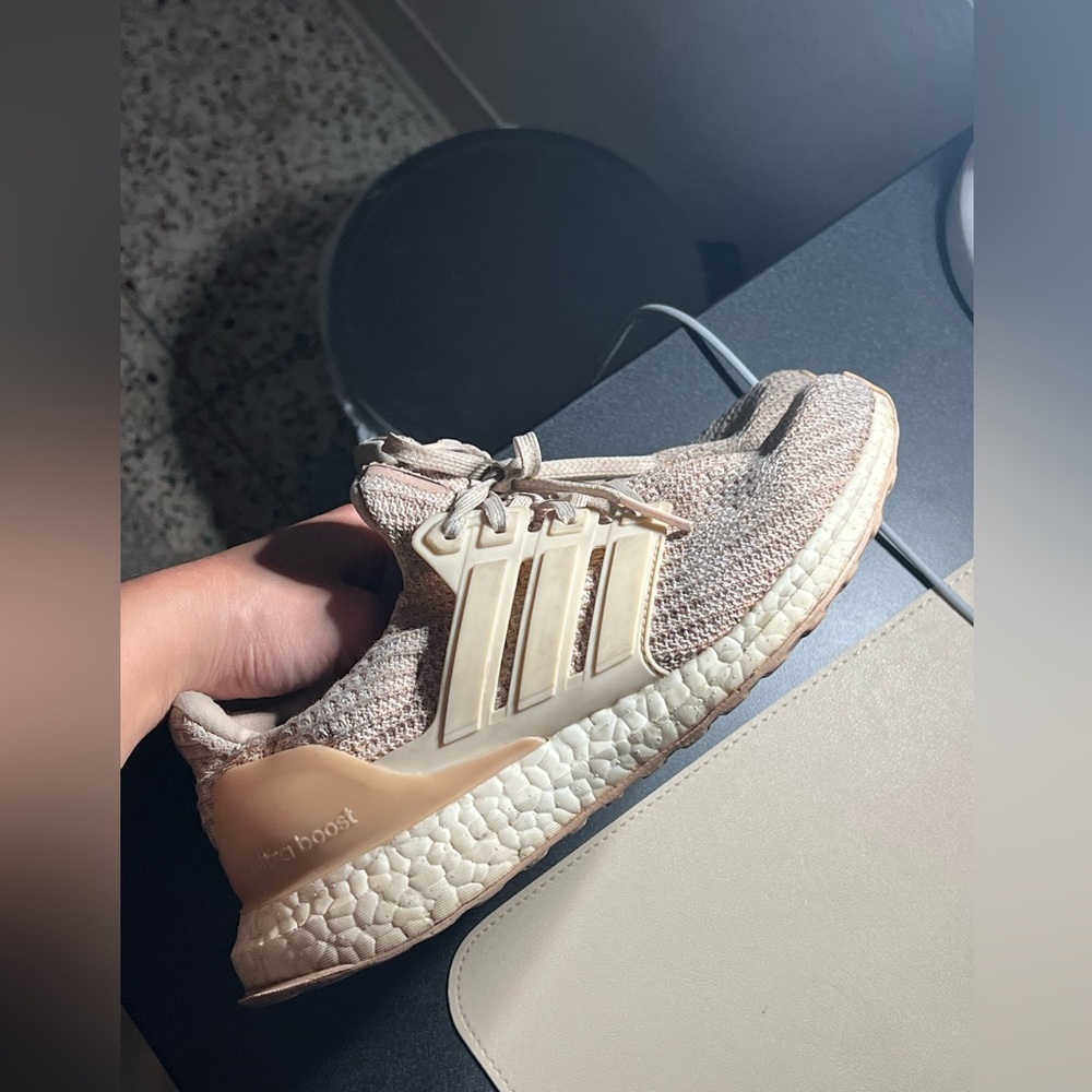 Pink Adidas Ultraboosts 1.0